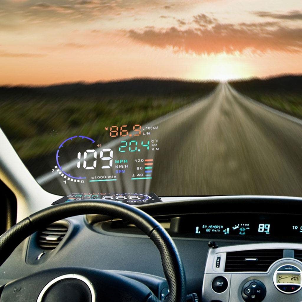 Enakshi® 5.5" Multi-Color Screen A8 Car HUD Head up Display OBD II Speed Warning|Parts & Accessories | Car & Truck Parts | Gauges | Speedometers-image-37