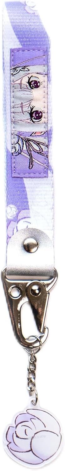 Re:Zero – Starting Life in Another World – Emilia Keystrap and Keychain Bundle – Otaku Gift Set for Anime Fans, Multicolor, One Size Re:Zero – Starting Life in Another World – Emilia Keystrap and Keychain Bundle – Otaku Gift Set for Anime Fans, Multicolor, One Size