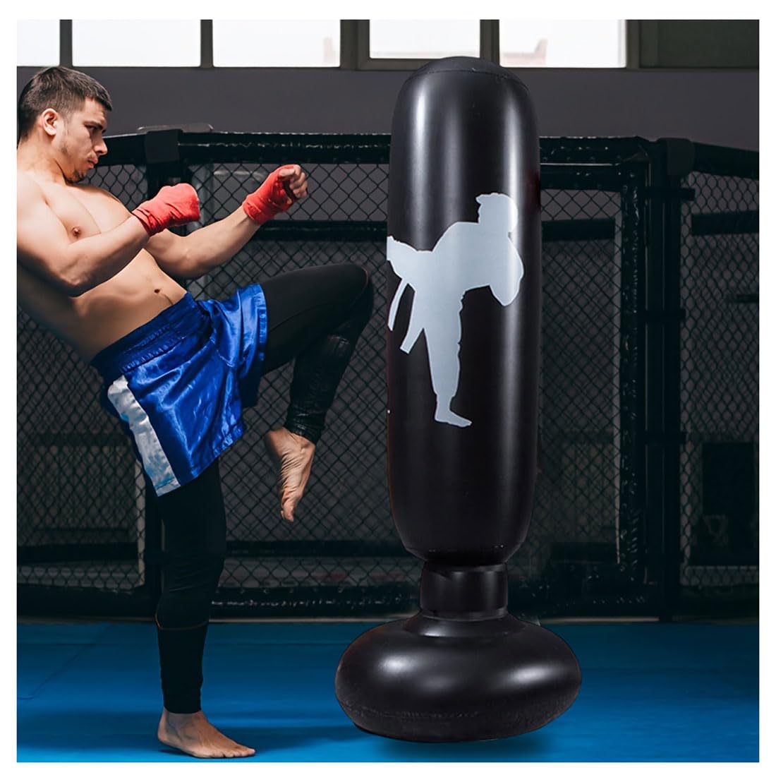 Sac De Frappe Sur Pieds Sac De Frappe Gonflable Sur Pied Pour Boxe