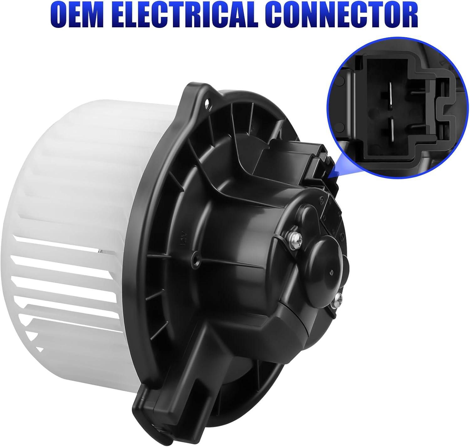 AC Blower Motor with Fan for 2003-2008 Honda Pilot, 1999-2004 Odyssey, 1998-2002 Accord, 2001-2006 Acura MDX HVAC Heater Blower Motor Fan Replaces# 700002