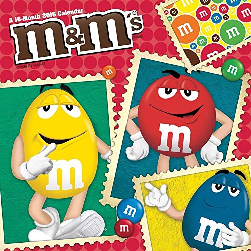 2016 Monthly Wall Calendar - M&M's