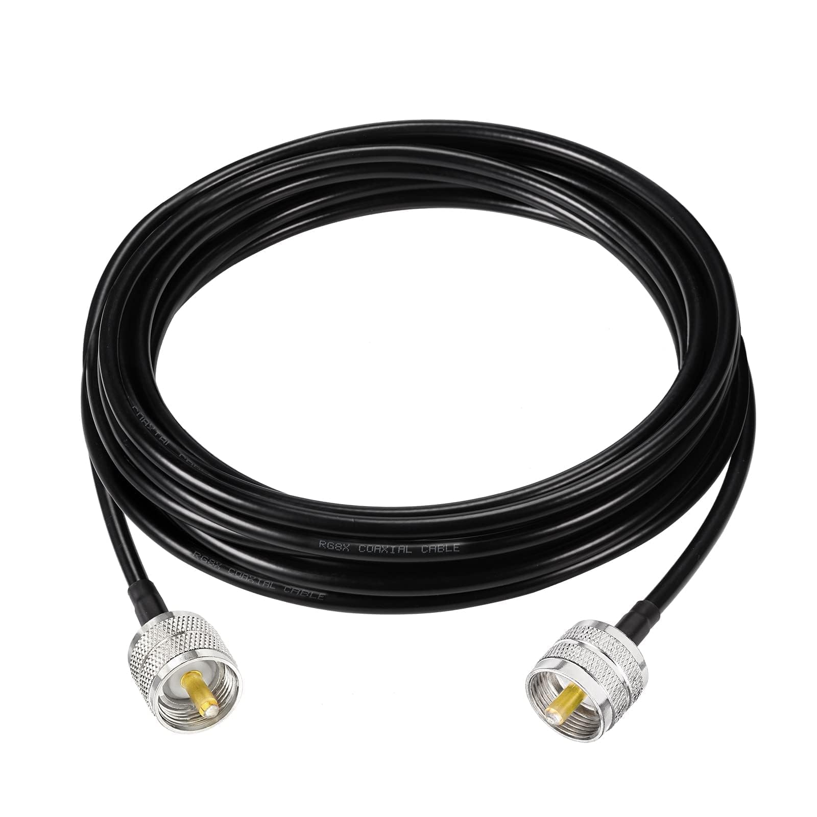 Superbat PL259 RG8X Coaxial Cable 20ft PL-259 UHF Male 50 ohm Coax Cable