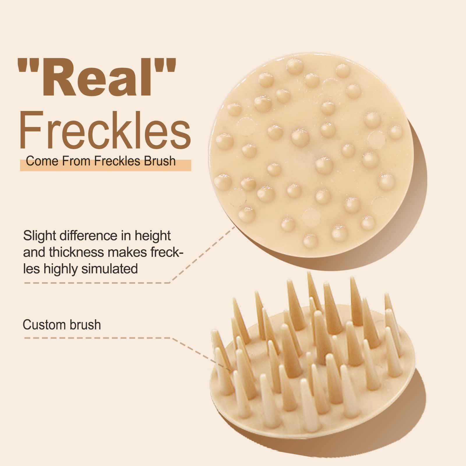 Freckle Stamp, Natural Lifelike Freckles Makeup, Fake Freckles Cushion Waterproof Long Lasting Quick Dry - Image 4