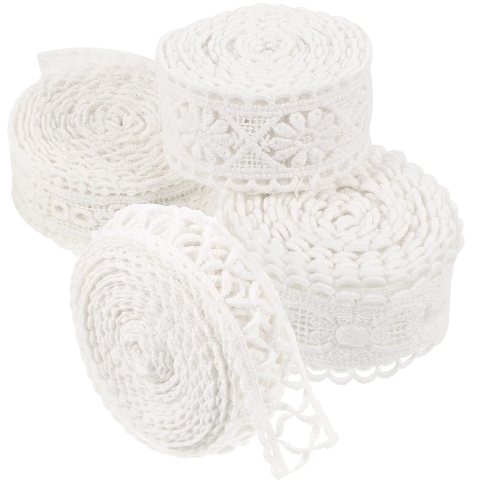 SHINEOFI 20rollen Dekorative Spitzenbänder Vintage Lace Ribbons Für Projekte Yards Designs Für Kleidung Hochzeiten Und Handwerkskunst
