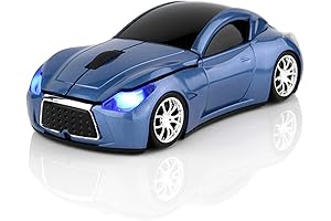 Futuristic Mouse Car: Wireless Sports Car Shaped Mouse