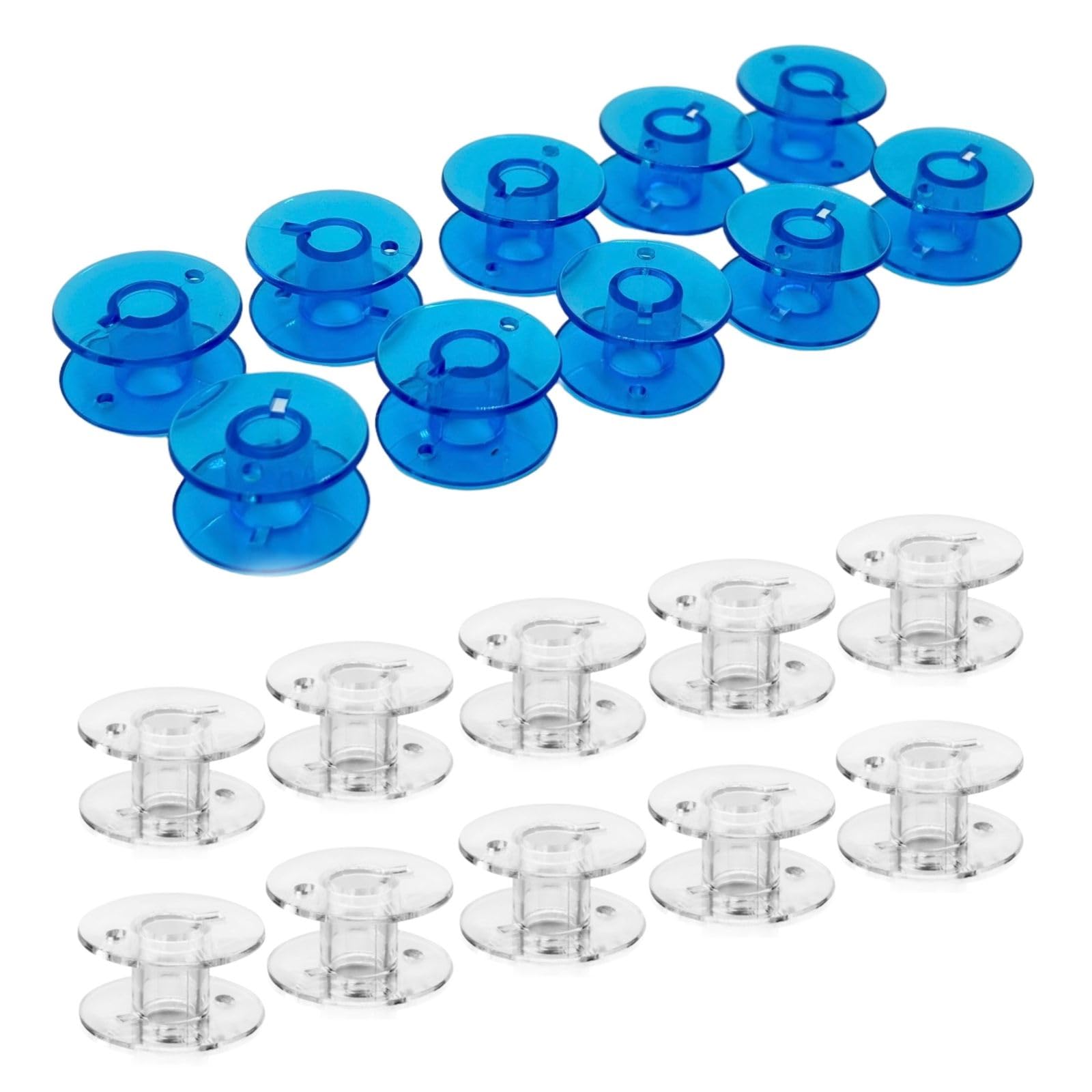 Zenith Pink+Black (10+10) Imported Plastic Bobbins for All Domestic Automatic and Manual Sewing Machines.Suitable for Models Like Singer, Usha Janome, Brother, Rajesh. — Amazon image 11