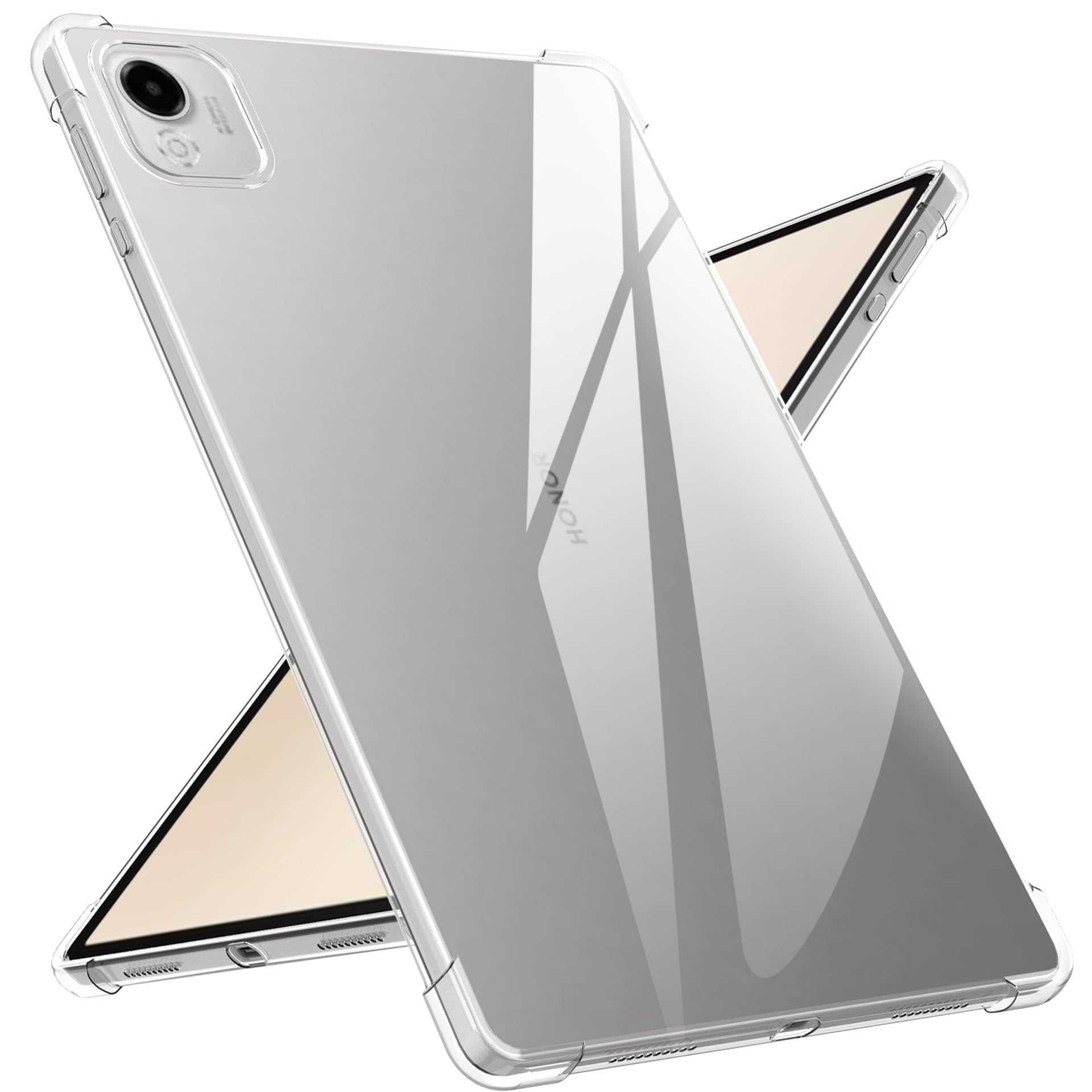 REY Coque Anti-Shock Pour Honor Pad 9 12,1", TPU Transparent