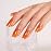 Imtiti Glitter Gel Nail Polish, 0.5 Fl Oz Orange Glitter Gel Polish Soak Off LED UV Shimmer Sparkle DIY Nail Art Starter Manicure Salon
