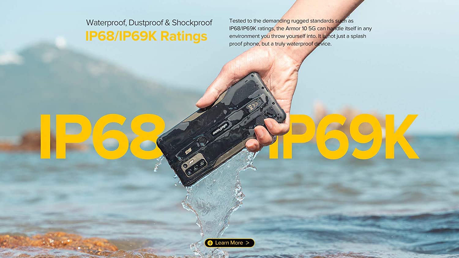 Amazon | 契約なしの5G屋外スマートフォンUlefone Armor 10