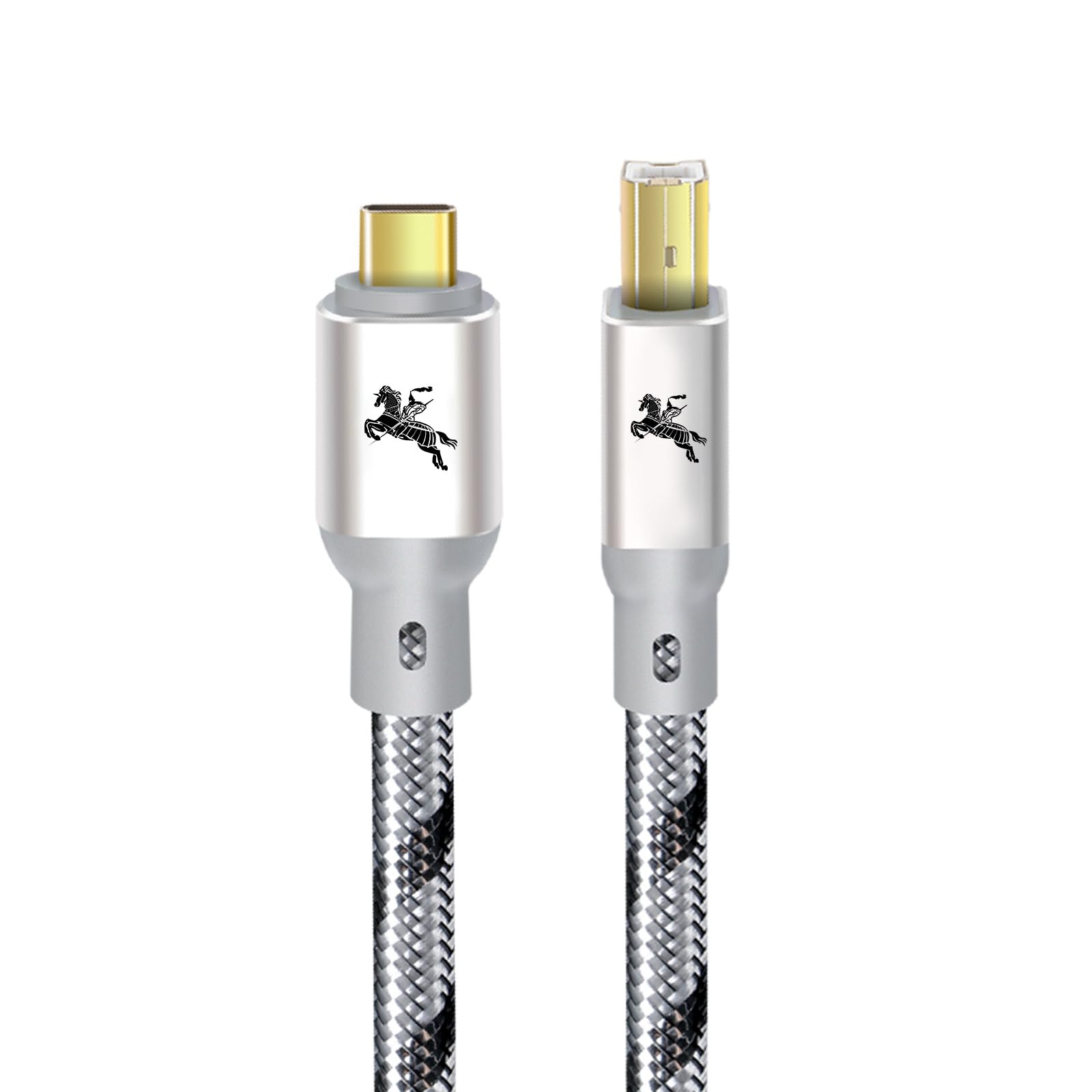 Impeto Cavo Stampante USB C a USB B Alta qualità Audiophile, Cavo decodificatore DAC ad alta velocità da USB tipo C a USB tipo B con MacBook Pro/Air iMac MateBook -3.0 m