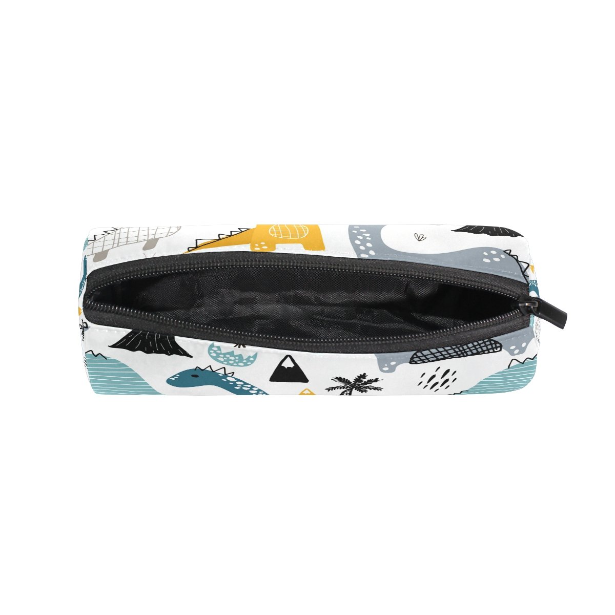 ANGOOBABY - Estuche Grande De Malla De Cuadrícula Para Lápices, Bolsa De Bolígrafos Transparente De 2 Compartimentos, Bolsa De Mano Multifuncional Para Lápices, Bolsa De Maquillaje Transparente Para