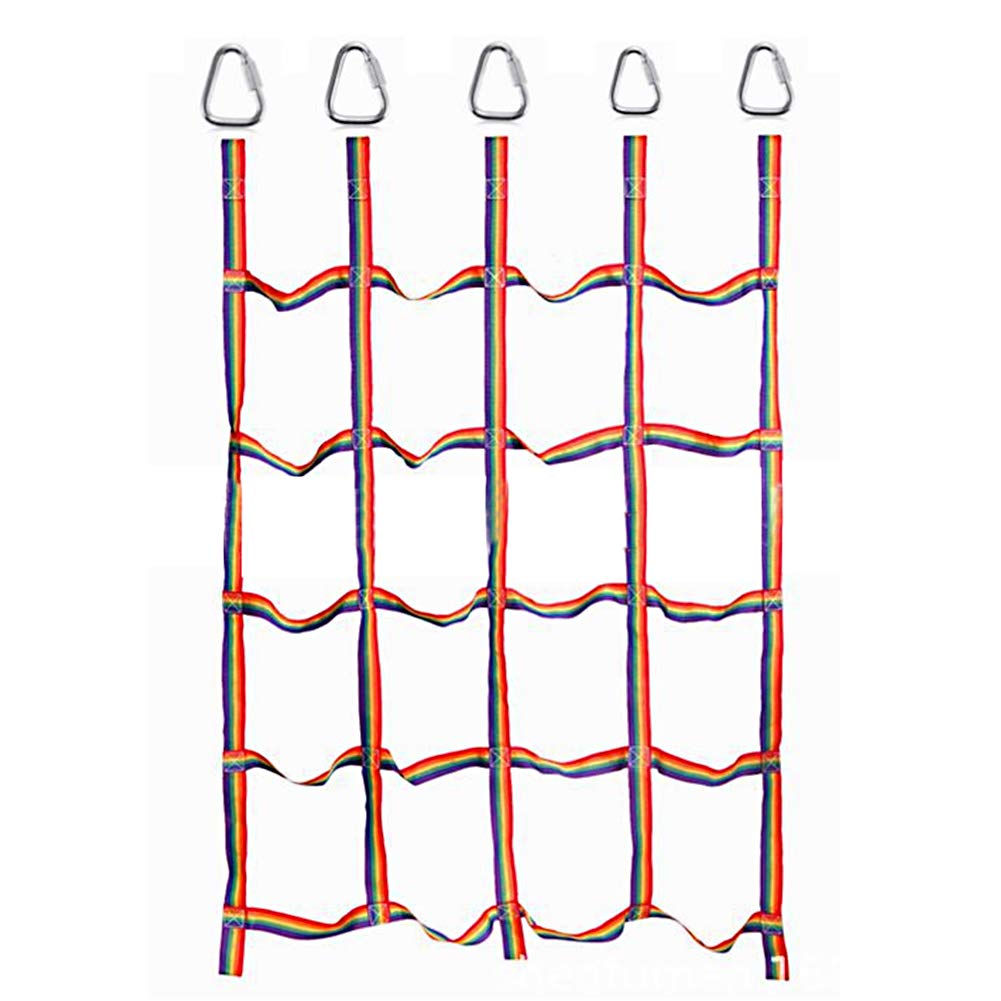 Tefola Rete da Arrampicata per Bambini, Rete da Arrampicata per Bambini in Nylon Rete da Arrampicata per Allenamento Fisico per l'intrattenimento Sportivo Quotidiano