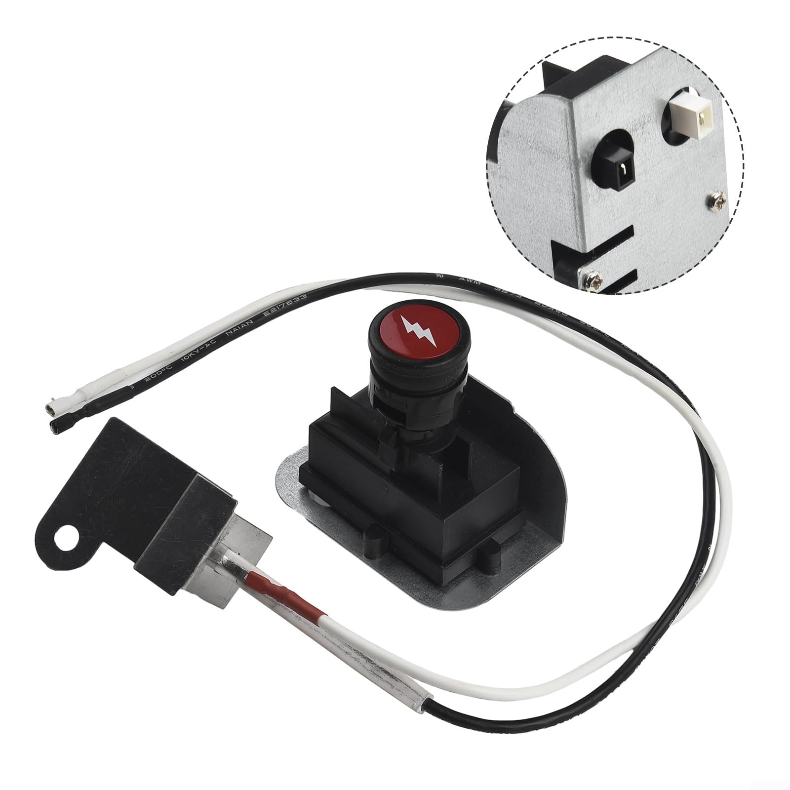 Elektronische Ontsteker Kit, Gas Grill Ontsteking Kit Vervanging voor Weber 63788 Q320 Gas Grill Modellen 586002, 57060001