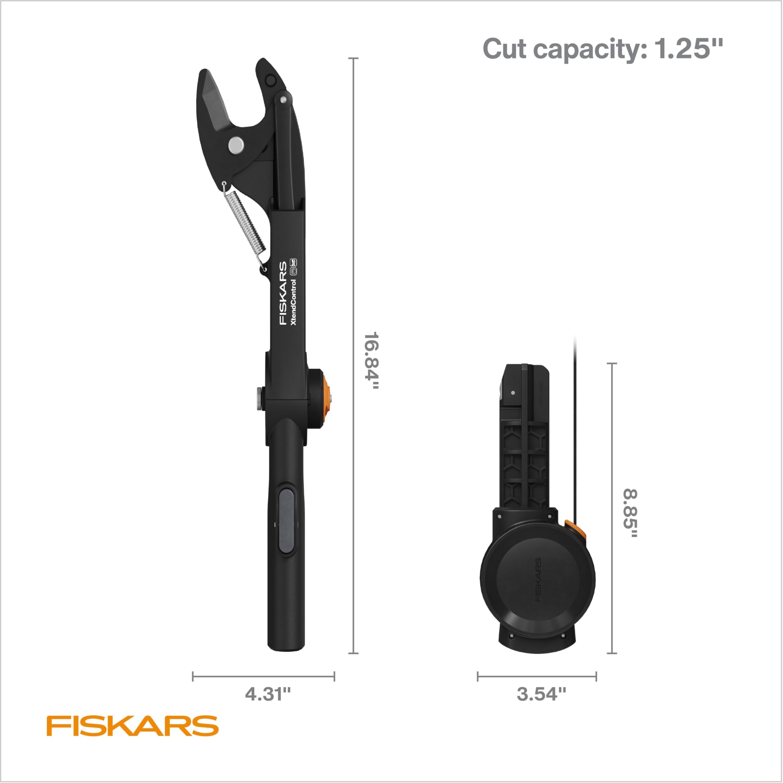 Fiskars Kołowrotek do przycinania drzew i obrotowa głowica