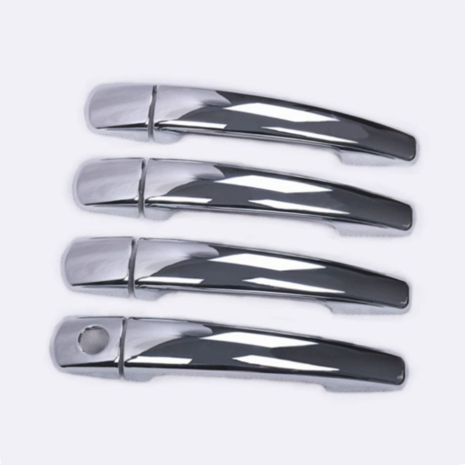 Garniture poignée de porte chrome Citroen C4 Picasso argent premium