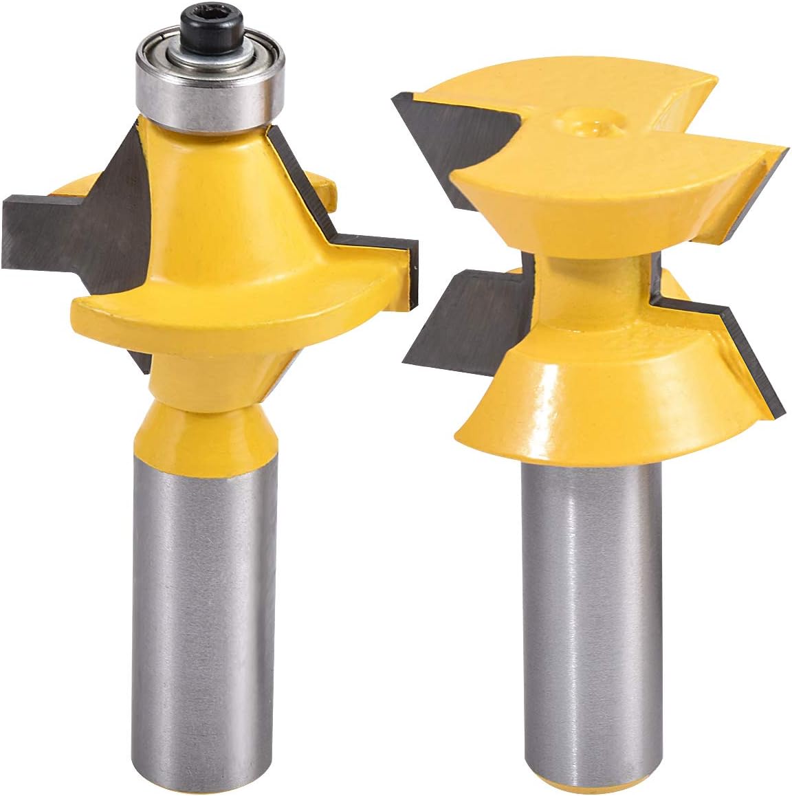 KATUR 120 Degree Woodworking Groove Chisel Cutter Tool, Matched Tongue