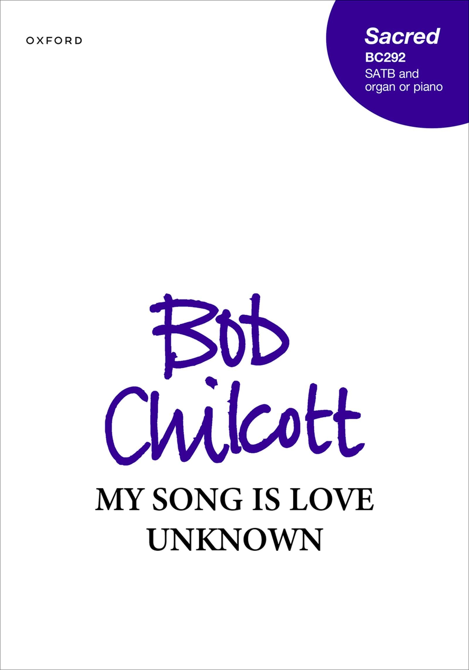 My song is love unknown: Vocal score
