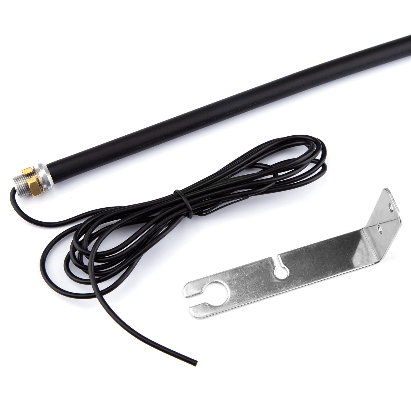 Antena de exterior para puerta de garaje, 433 MHz, repetidor inalámbrico, con cable RG174 de 2 m, distancia máxima de 200 metros