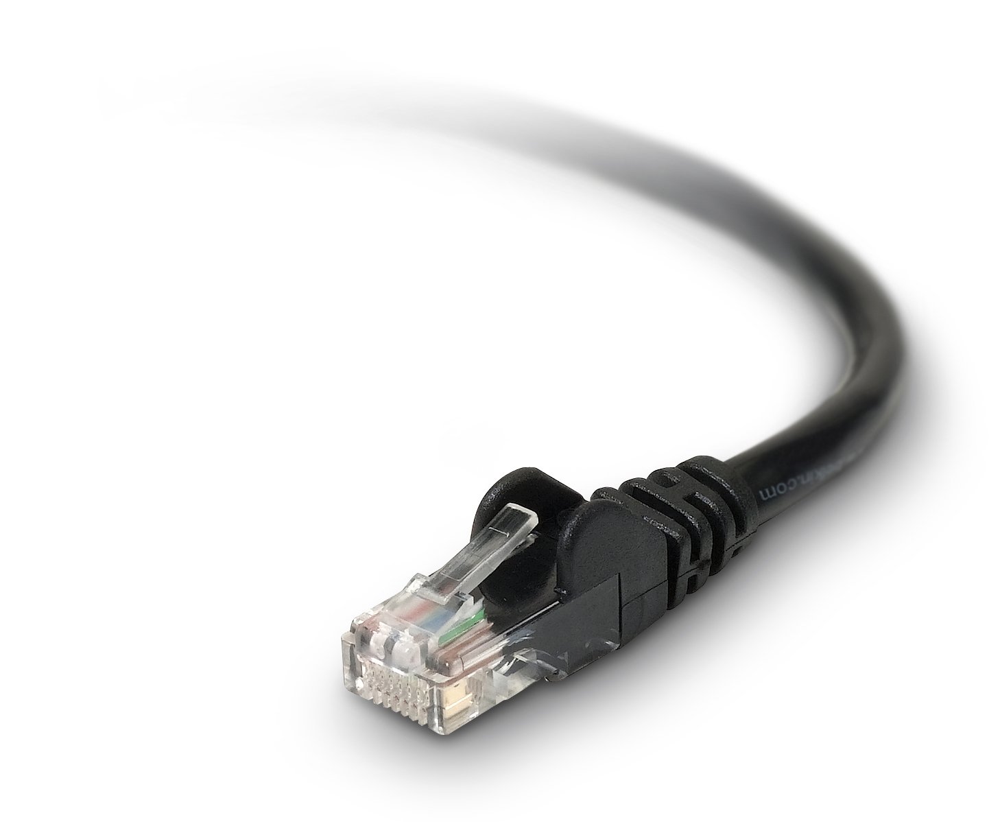 Cable de conexión sin enganches, CAT6, Color Negro