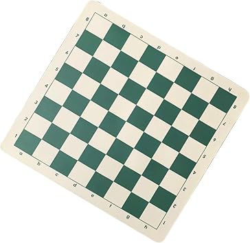 Portable Chess Board - Tournament Chess Board, Folding Travel Chess Board, Lightweight Roll-Up Chess Board Tournament Chess Mat | Portable Chess Board Compact Pu Leather Chess Board Checkers Folding