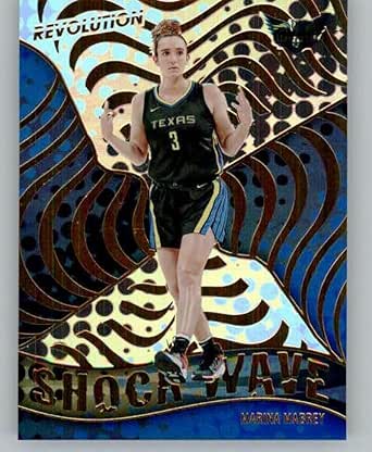 2022 Panini WNBA Revolution #95 Veronica Burton Rookie Card - Dallas Wings Basketball Trading Card