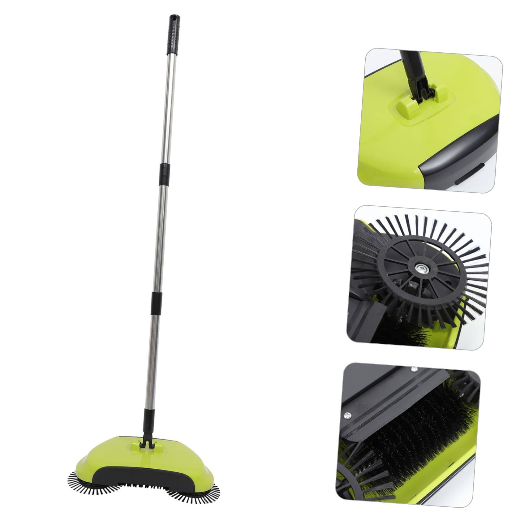 Schiebefeger 3-in-1 mit 360° Drehung und Verstellbarem Griff