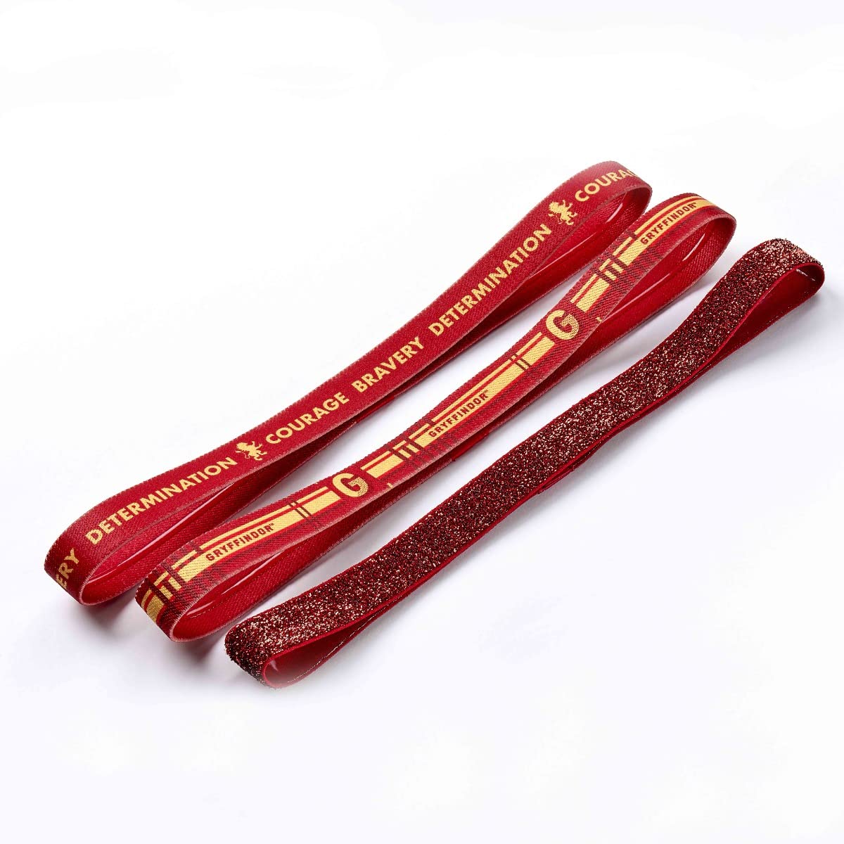 Harry Potter Official Gryffindor Elastic Headband Set by The Carat Shop