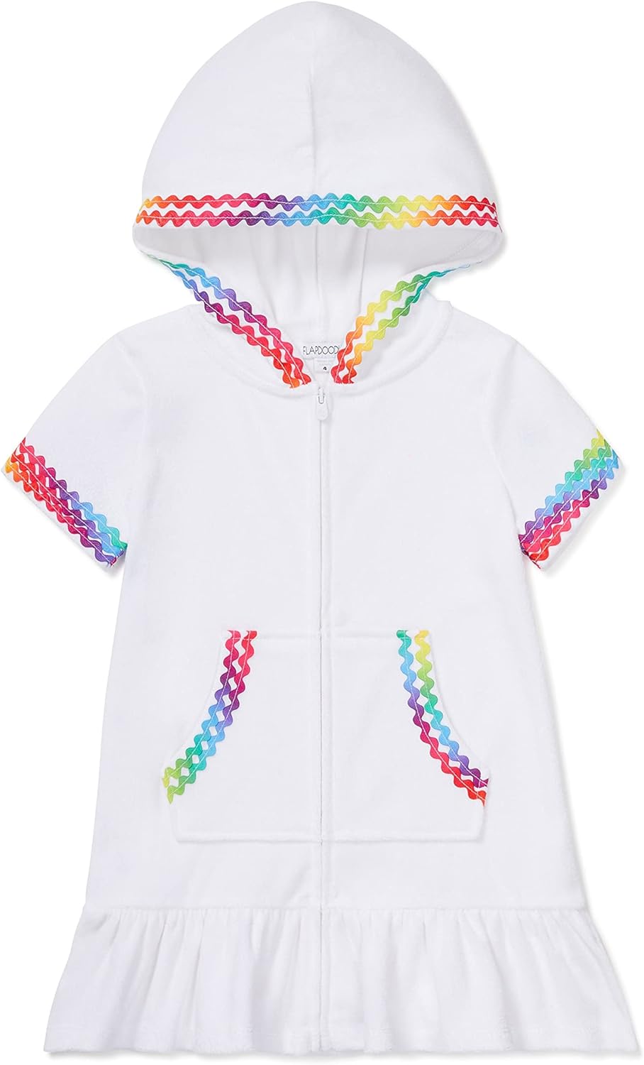Flapdoodles Toddler and Little Girls UPF 50+ Sun Protection Cover-Ups for Girls, 2T to G6