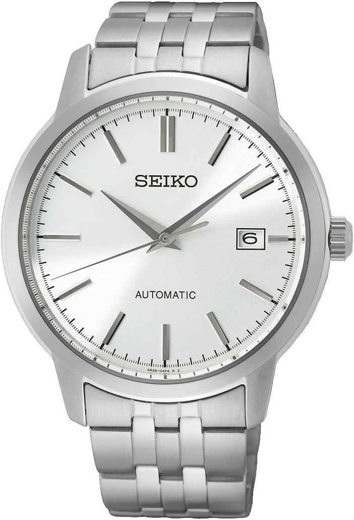 Herren Analog Automatik Uhr mit Edelstahl Armband SRPH92K1