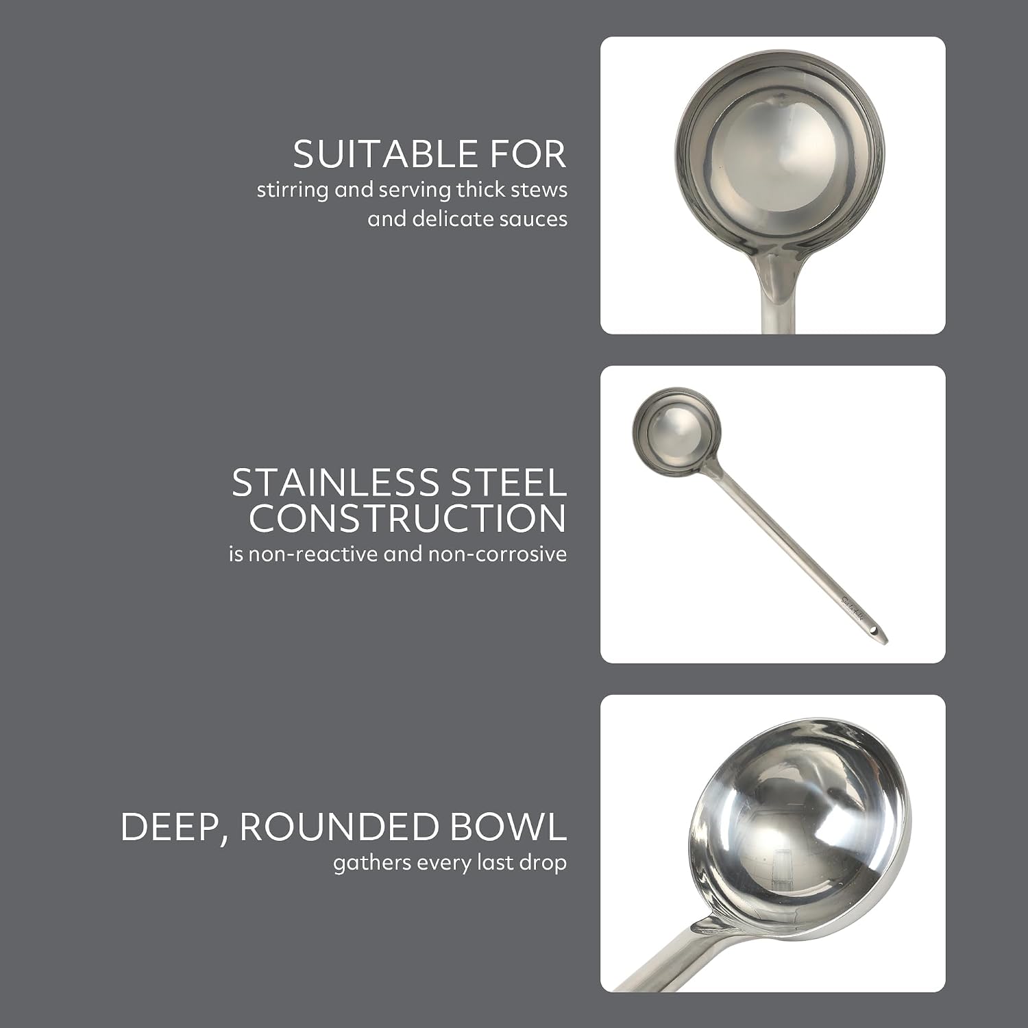 Sur La Table Kitchen Essential Steelhaus Stainless Steel Soup Ladle