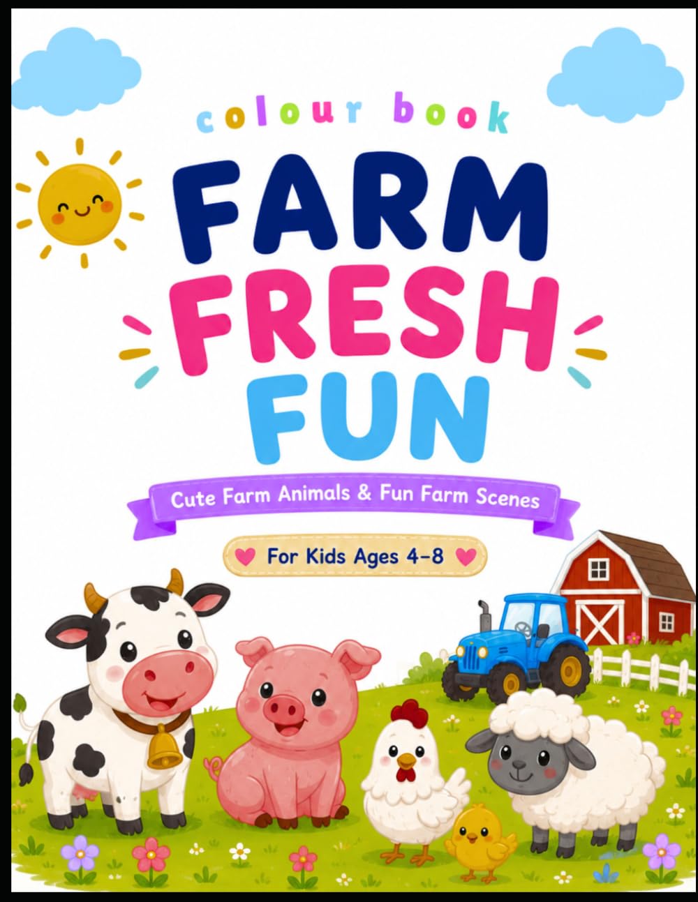 Farm Fresh Fun: Cute Farm Animals & Fun Farm Scenes