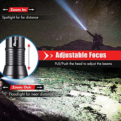 Phixton Flashlights High Lumens, Super Bright 5000 Lm Led Handheld Flashlight, Powerful Aluminium Flash Lights, For Emergency Camping Dark Walk Gift #TOP3