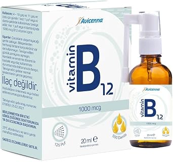 Avicenna B12 Vitamin Methyl Spray Drop 20 Ml