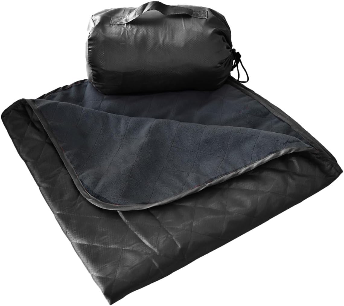 Camping Blanket Foldable Fleece Outdoor Picnic Mat Sandproof Moisture-Resistant Warm Throw for Hiking Beach and Camping Use