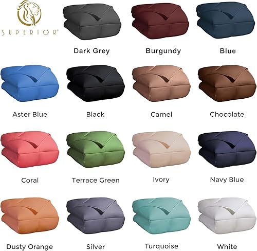 Miniatura 8 de SUPERIOR Edredón reversible clásico para todas las estaciones, cómodo, esponjoso, acogedor, ligero, decorativo, relleno de edredón, felpa, ropa de