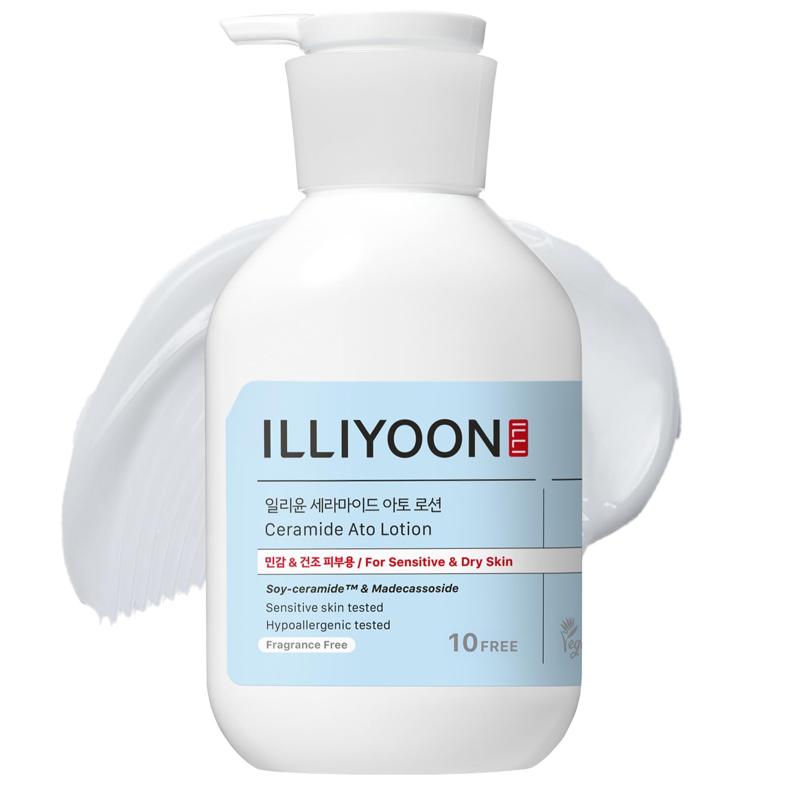 Illiyoon Official Ilyun Ceramide Lotion 11.8 fl oz (350 ml), Hypoallergenic, Body Lotion, Sensitive Skin, Dry Skin, Moisturizing Care, Korean Cosmetics