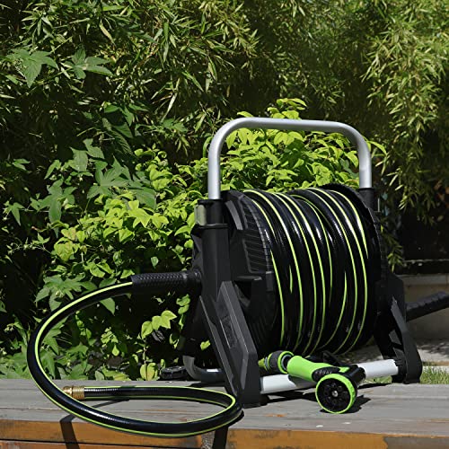 Worth Garden Leader Short Garden Hose 3/4 In. X 4 Ft. No Kink, Lead-In Water Hose With Male To Female Fittings . Pvc Durable Garden Pipe With Solid Brass For Household & Commercial 12 Years Warranty #TOP3