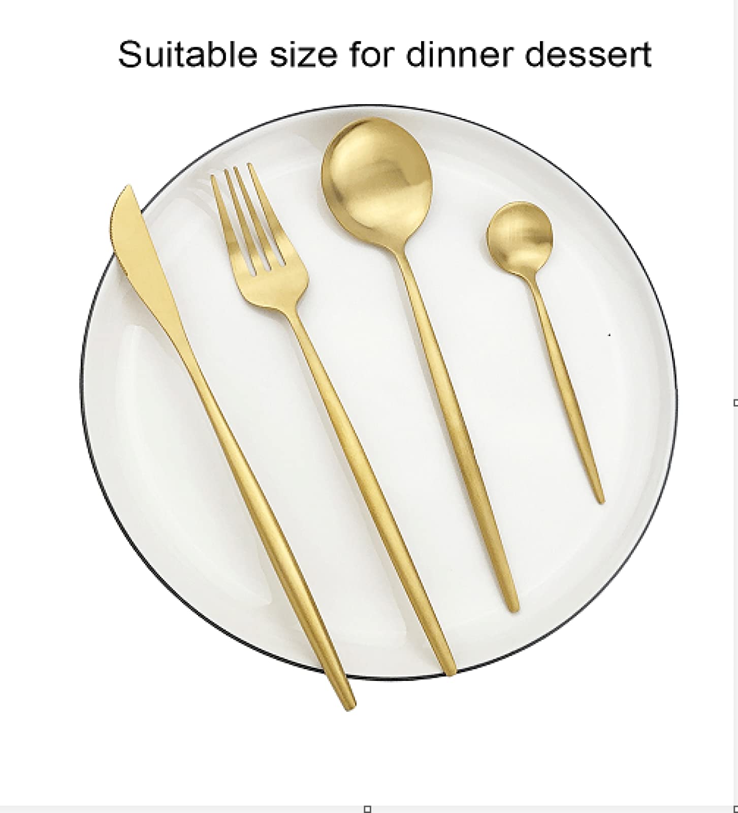 Besteck Set Geschirr Set Edelstahl Matt Messer Gabel Löffel Geschirr Set 24 Teilig Schwarz Silber