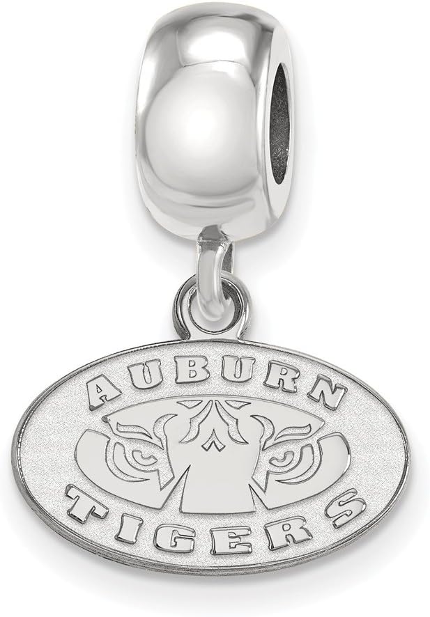 Auburn Bead Charm Extra Small (3/8 Inch) Dangle (Sterling Silver)