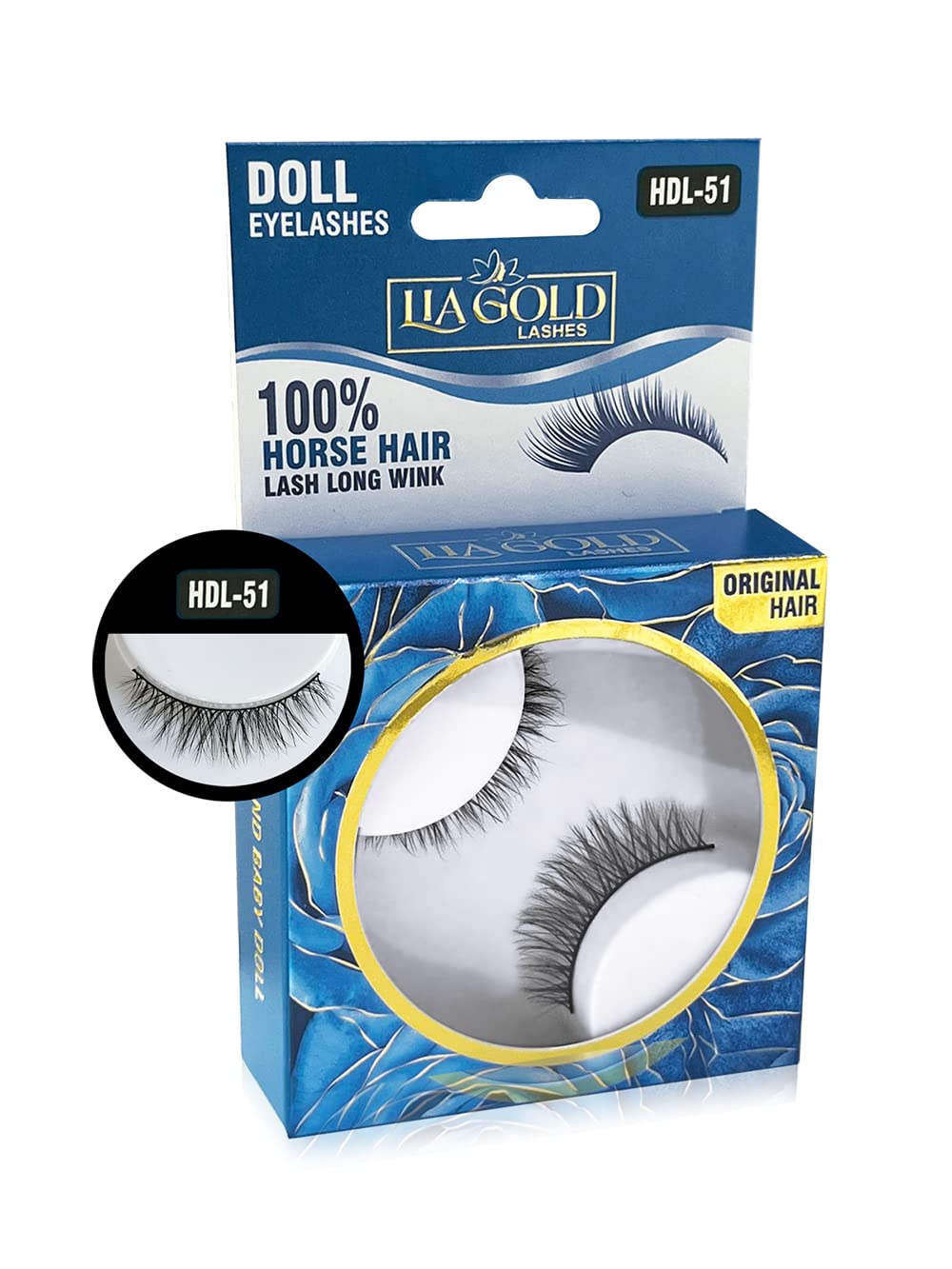 LIA GOLD - LOVELY EYELASHES WITH DOLL LOOK (HDL -51)