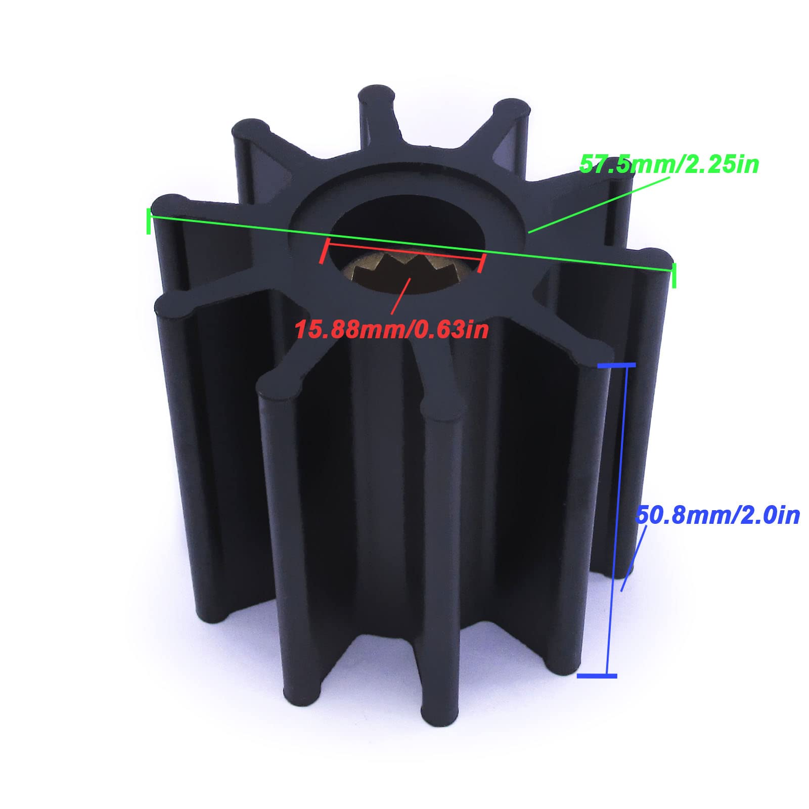 Amazon.com: 水泵葉輪18777-0001 18777-0001-P 22120-0001 適用於