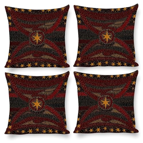 Housse de coussin douce contre canapé terne carrée imprimée salon