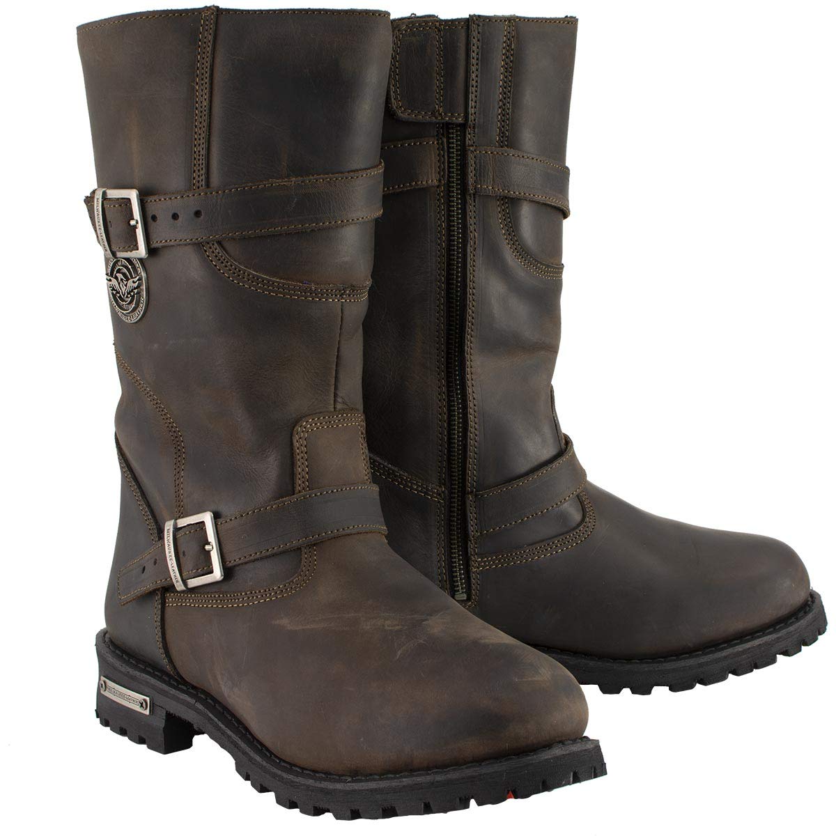 Milwaukee Leather Men's Classic Distressed Brown Leather Motorcycle Engineer Boots MBM9063-11 - Review, Price and Buying Guide