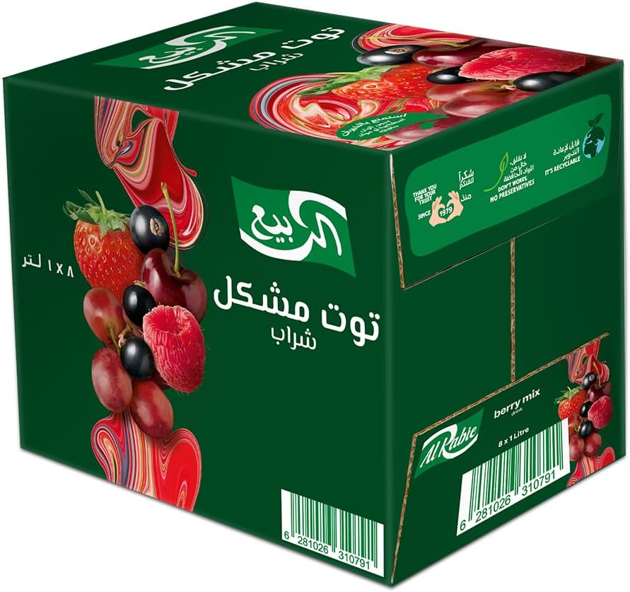 Al Rabie Berry Mix Drink Juice 1 L x 6 2026 - view 3