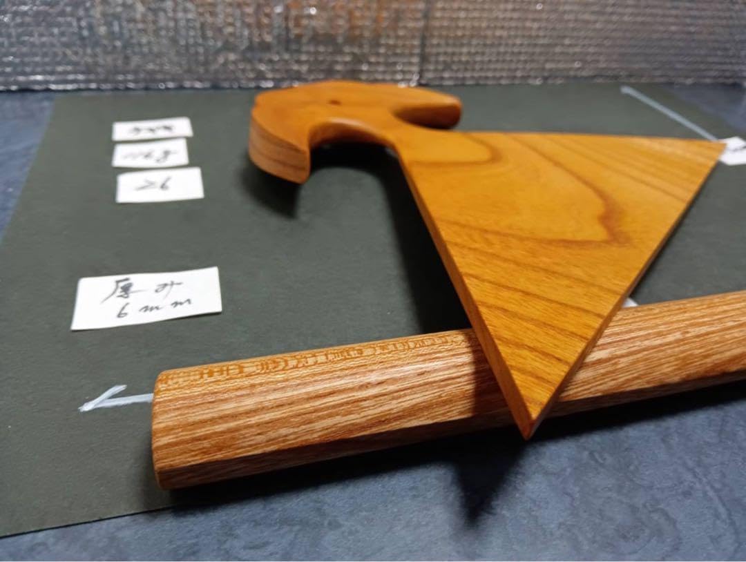 ㉖薩摩琵琶用 撥 欅（27.3cm） ㉗薩摩琵琶用 撥・欅（27cm） ㉖