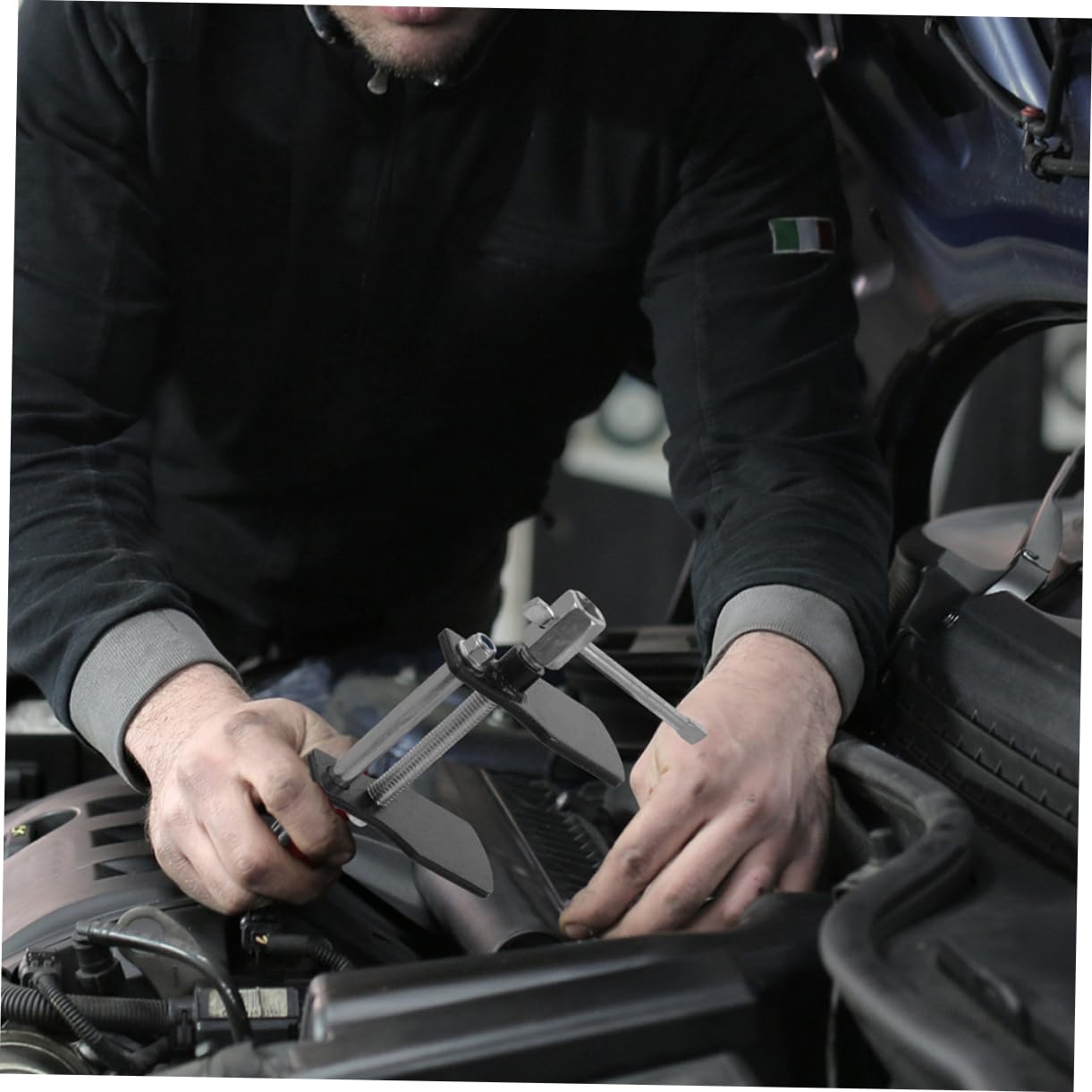Cabilock Herramienta para Pistón de Pinza de Freno de Disco 2 Piezas | Acero Aleado, Agarre Cómodo y Diseño Ergonómico, para Retirada E Instalación de Pastillas en Coches