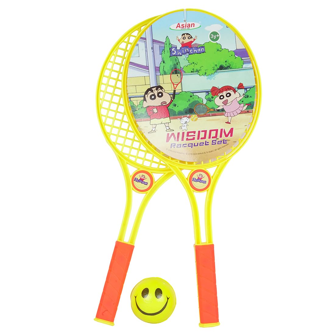 Asian Happy Time Tini Mini Badminton Set Plastic for Indoor & Outdoor Play for Kids Multicolor Strung Badminton Racquet (Pack of: 1, 250 g)-picture-31