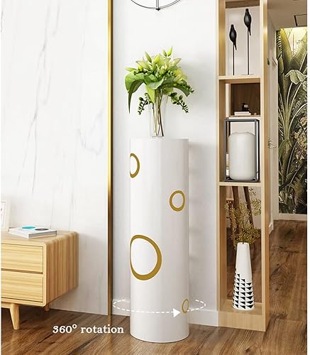 Miniatura 6 de Zapatero - Zapatero estrecho de almacenamiento redondo con rotación de 360, organizador creativo de zapatos pequeños que ahorra espacio para