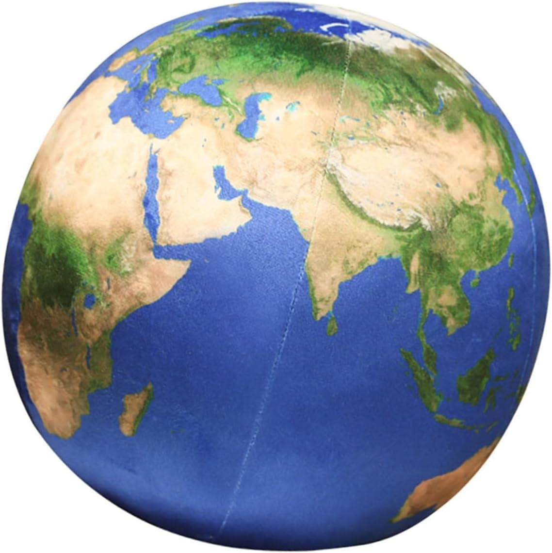 Wakauto Plush Earth Planet Throw Pillow Soft Decorative Sphere Cushion with Plush Filling for Decor and