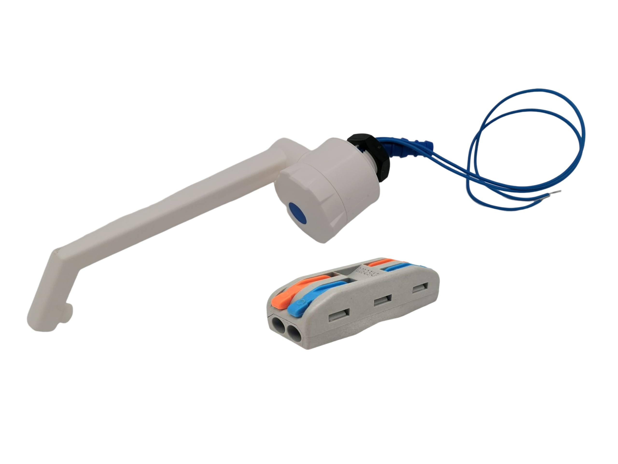 CR-MOESANCO® Kit Robinet Universel avec Connecteur pour Caravane, Camping-car, Bateau, Matériau en Nylon, Couleur Blanche